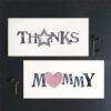 WORD CARD ''MUMMY'' 10X21X0.1CM - Image 3