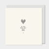 SQUARE CARD HEART ''DO WHAT MAKES YOUR HEART SMILE'' 13.5X13.5X0.5CM