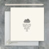 SQUARE CARD CLOUD ''LIFE ISN’T ABOUT WAITING FOR THE STORM'' 13.5X13.5X0.5CM - Image 2