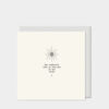 SQUARE CARD SUN ''HOW WONDERFUL LIFE IS'' 13.5X13.5X0.5CM