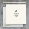 SQUARE CARD HOME ''MAY YOUR HOME KNOW JOY'' 13.5X13.5X0.5CM - Image 2