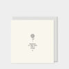 SQUARE CARD FLOWER ''HAPPINESS IS TIME SPENT WITH A FRIEND'' 13.5X13.5X0.5CM
