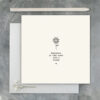 SQUARE CARD FLOWER ''HAPPINESS IS TIME SPENT WITH A FRIEND'' 13.5X13.5X0.5CM - Image 2