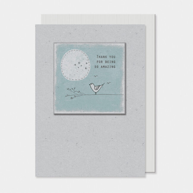 TWIG CARD ''THANK YOU FOR BEING SO AMAZING'' 12X16.5X0.5CM