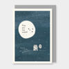 TWIG CARD ''YOU ARE MY WORLD'' 12X16.5X0.1CM
