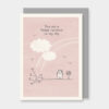 TWIG CARD ''YOU ARE A RAINBOW'' 12X16.5X0.1CM