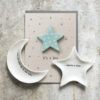 WOODEN CARD ''IT’S A BOY'' 12X16.5X1CM - Image 2