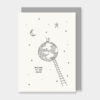 OUT OF THIS WORLD CARD ''WELCOME TO THE WORLD'' 12X16.5X0.1CM