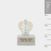 SMALL WOOD SCENE ANGEL ''GUARDIAN ANGEL JUST FOR YOU 5.5X3.5X2CM