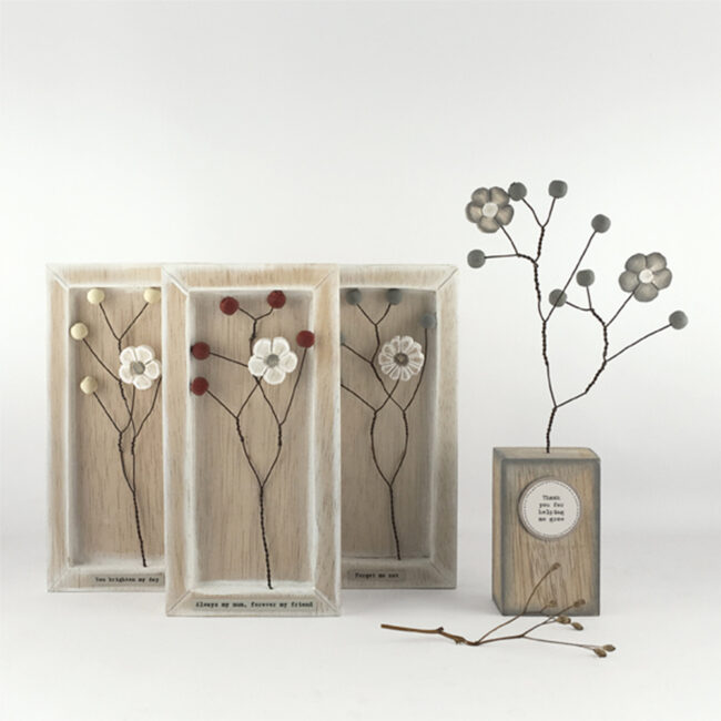 BLOSSOM FRAME 'ALWAYS MY MUM' 20X10X2.5CM - Image 4
