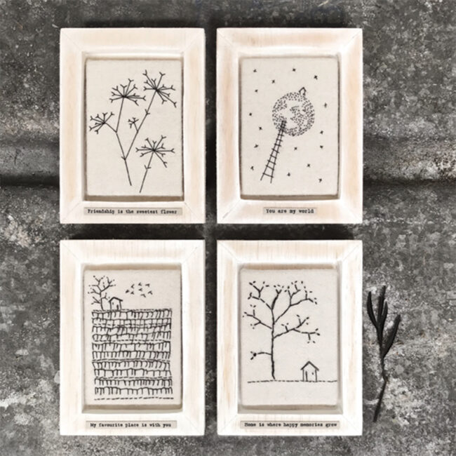 BLACK THREAD PICTURE HOME ''HAPPY MEMORIES'' 9.5X12.5X2CM - Image 4