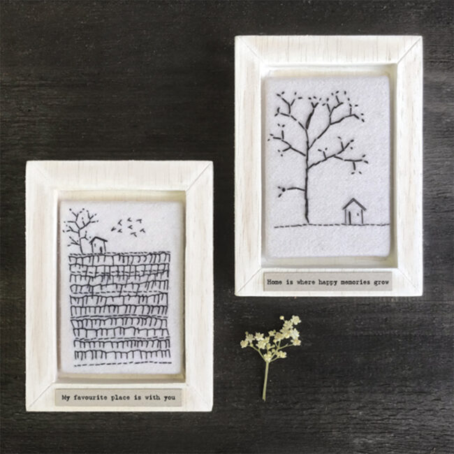 BLACK THREAD PICTURE HOME ''HAPPY MEMORIES'' 9.5X12.5X2CM - Image 3