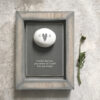 PEBBLE PICTURE HEARTS & KISSES ''I WISH I HAD MET YOU SOONER'' 10X12.5X2CM - Image 2