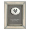 PEBBLE PICTURE HEART ''FRIENDS'' 10X12.5X2CM