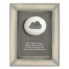 PEBBLE PICTURE CLOUD ''BE STRONG'' 10X12.5X2CM