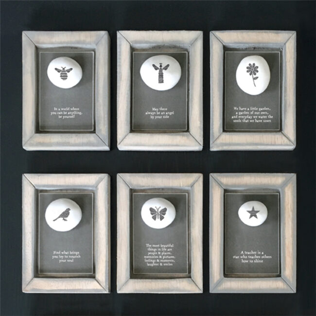 PEBBLE PICTURE STAR ''A TEACHER IS A STAR'' 10X12.5X2CM - Image 4