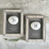 ZODIAC PEBBLE PICTURE ''PISCES'' 10X12.5X2CM - Image 3