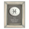 ZODIAC PEBBLE PICTURE ''PISCES'' 10X12.5X2CM