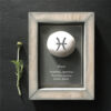 ZODIAC PEBBLE PICTURE ''PISCES'' 10X12.5X2CM - Image 2