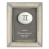 ZODIAC PEBBLE PICTURE ''GEMINI'' 10X12.5X2CM