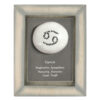 ZODIAC PEBBLE PICTURE ''CANCER'' 10X12.5X2CM