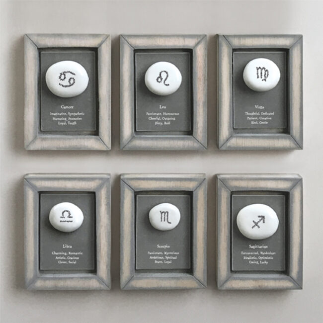 ZODIAC PEBBLE PICTURE ''SAGITTARIUS'' 10X12.5X2CM - Image 4