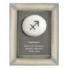 ZODIAC PEBBLE PICTURE ''SAGITTARIUS'' 10X12.5X2CM