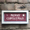 LONG BOX FRAME ''MERRY CHRISTMAS'' 20X10X2.5CM - Image 2