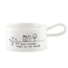 HANDLED TEALIGHT HOLDER ''GOOD FRIENDS'' 3X8X5.5CM
