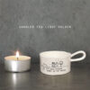 HANDLED TEALIGHT HOLDER ''GOOD FRIENDS'' 3X8X5.5CM - Image 2