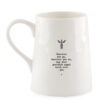 PORCELAIN MUG ANGEL ''WHEREVER YOU GO'' 14.5X10X12.5CM