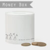 PORCELAIN MONEY BOX ''SAVING FOR PRETTY THINGS'' 9.6X9.6X9.6CM - Image 2