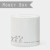 PORCELAIN MONEY BOX ''SAVING FOR PRETTY THINGS'' 9.6X9.6X9.6CM - Image 3