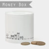 PORCELAIN MONEY BOX ''KEEP THE CHANGE'' 9.6X9.6X9.6CM - Image 2
