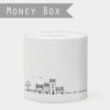 PORCELAIN MONEY BOX ''KEEP THE CHANGE'' 9.6X9.6X9.6CM - Image 3