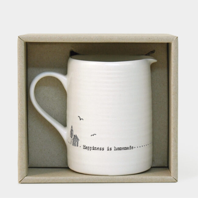 SMALL JUG ''HAPPINESS IS HOMEMADE'' 9.2X8.1X9.2CM - Image 3