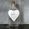 WOBBLY ROUND HEART ''FAMILY IS EVERYTHING'' 10X9X0.5CM - Image 2