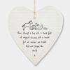 WOBBLY ROUND HEART ''HERE SLEEPS A BOY'' 10X9X0.5CM