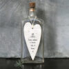 WOBBLY LONG HEART ''LOVE MAKES A HOUSE INTO A HOME'' 13.7X6X0.5CM - Image 2