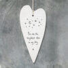 WOBBLY LONG HEART ''BRIGHTEST STAR'' 13.7X6X0.5CM - Image 2