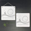 PORCELAIN TWIG TOKEN ''YOU MAKE THE WORLD MORE SPECIAL'' 10X10X0.5CM - Image 3
