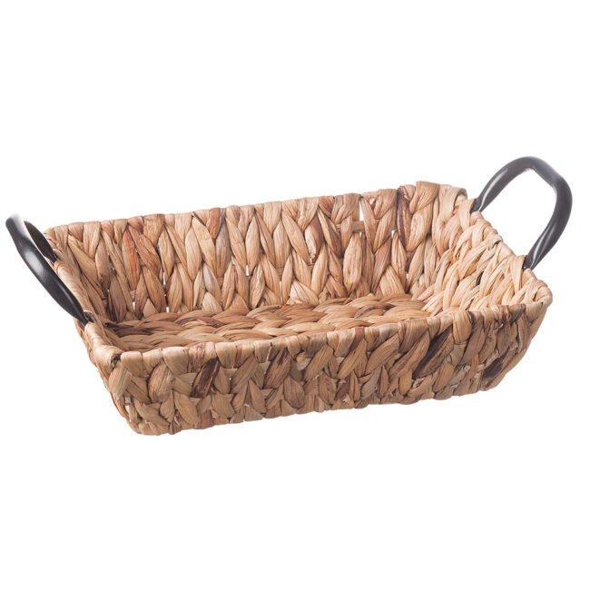 RECTANGULAR HYACINTH TRAY ''NAIMA'' 39X24XH14CM
