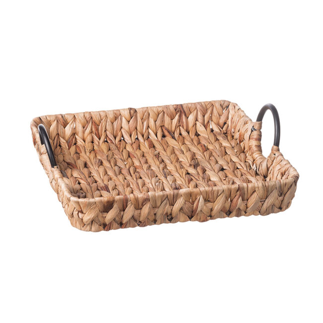 HYACINTH TRAY ''NAIMA'' 36X33.5XH11CM