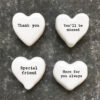 HEART TOKEN ''HERE FOR YOU ALWAYS'' WHITE 4X4X1.5CM - Image 4