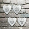 RUSTIC HANGING HEART ''LIVE LIFE TO THE FULLEST'' 9.5X8.5X0.4CM - Image 3