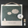 SQUARE SIGN 'MY FAVOURITE PLACE IS IN YOUR HUG' 18X18X0.4CM - Image 2