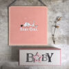 SQUARE SIGN 'BABY GIRL' PINK 21X21X0.3CM - Image 2