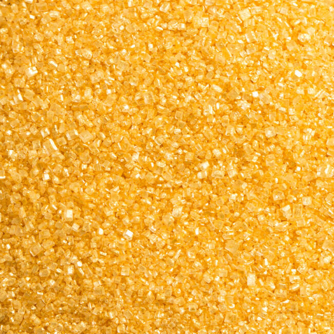 GLITTERED SUGAR GOLD 100G - Image 2