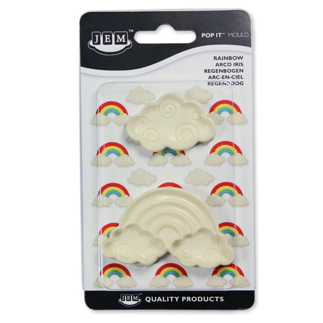 SET OF 2 JEM POP IT RAINBOW MOULDS 2.7"X1.7" & 1.8"X1" - Image 4