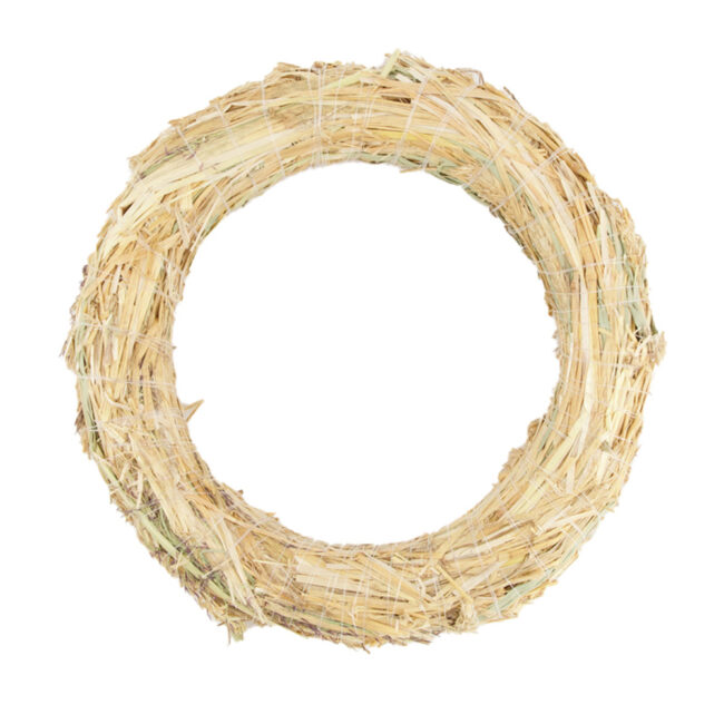 STROKRANS WREATH NATURAL 20X5CM